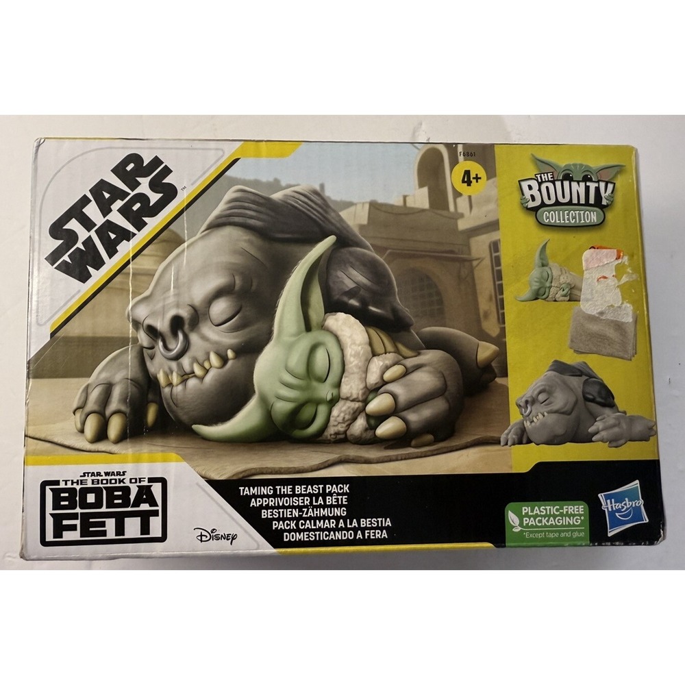 Star Wars Bounty Collection Taming the Beast Grogu Rancor Action Figure Set NIB